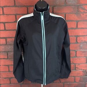 Oleg Cassini Sport Women's Small Black Jacket with White Accents – Vintage‎ Chic